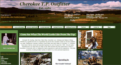 Desktop Screenshot of cherokeetpoutfitters.com